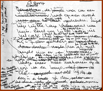 fragment handschrift